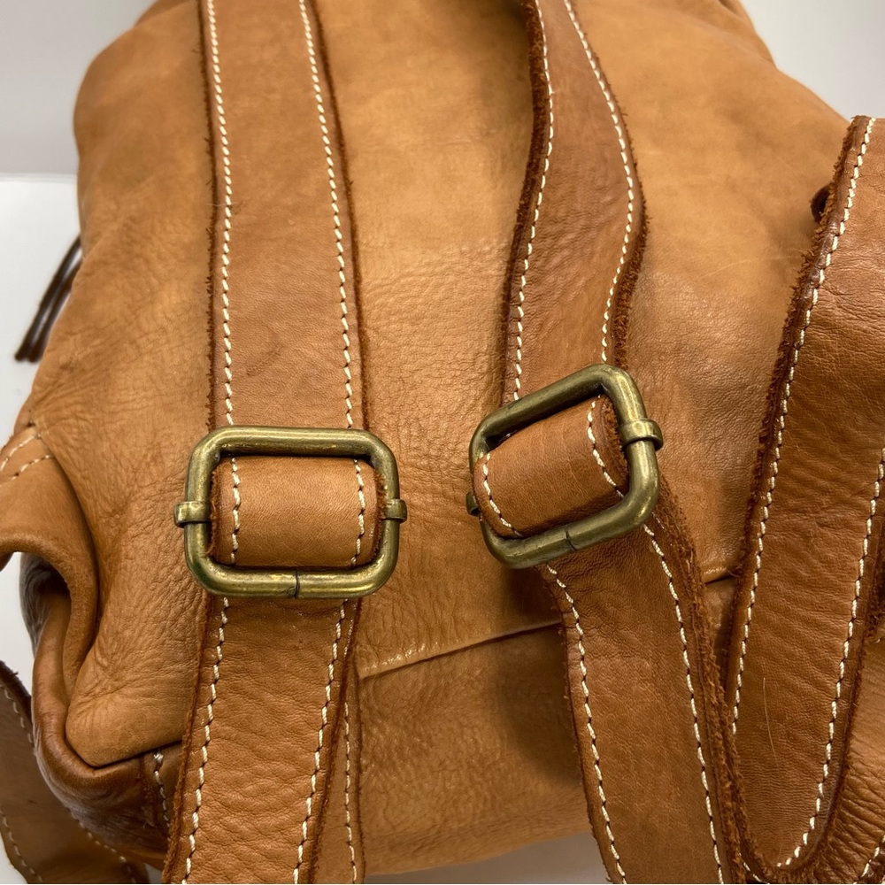 Costanza Rota Italian Woven Leather Backpack - Picture 12 of 16